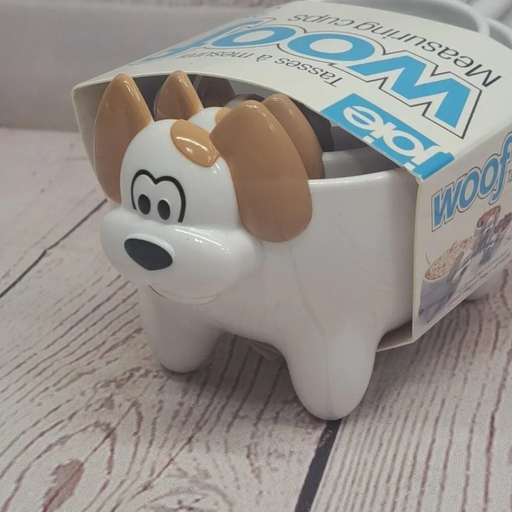 Dog Measuring Cups Stackable 3pc By JOIE NEW